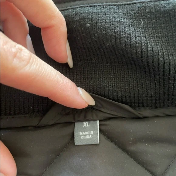 Mens Bonobos Black Quilted Jacket. Size XL - Picture 5 of 6